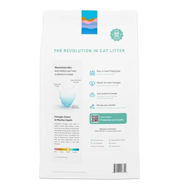 Calm Aloe Scent 8 lb Color-Changing Silica Gel Cat Litter T440432