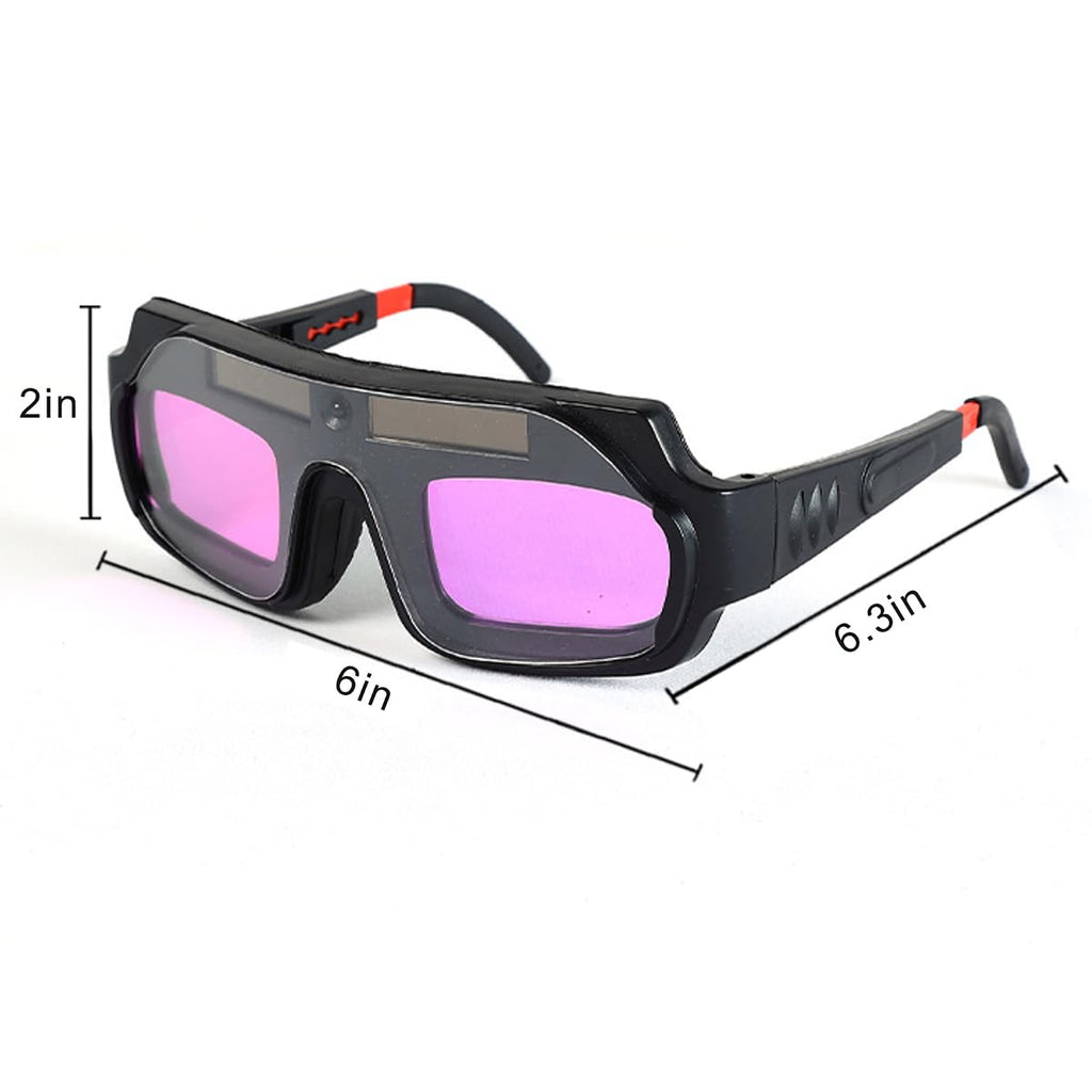 Auto Darkening Welding Glasses with Gloves and PC Lens D56143