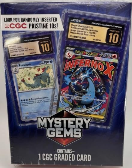 Pokemon Mystery Gems 1 CGC Graded Card W6887