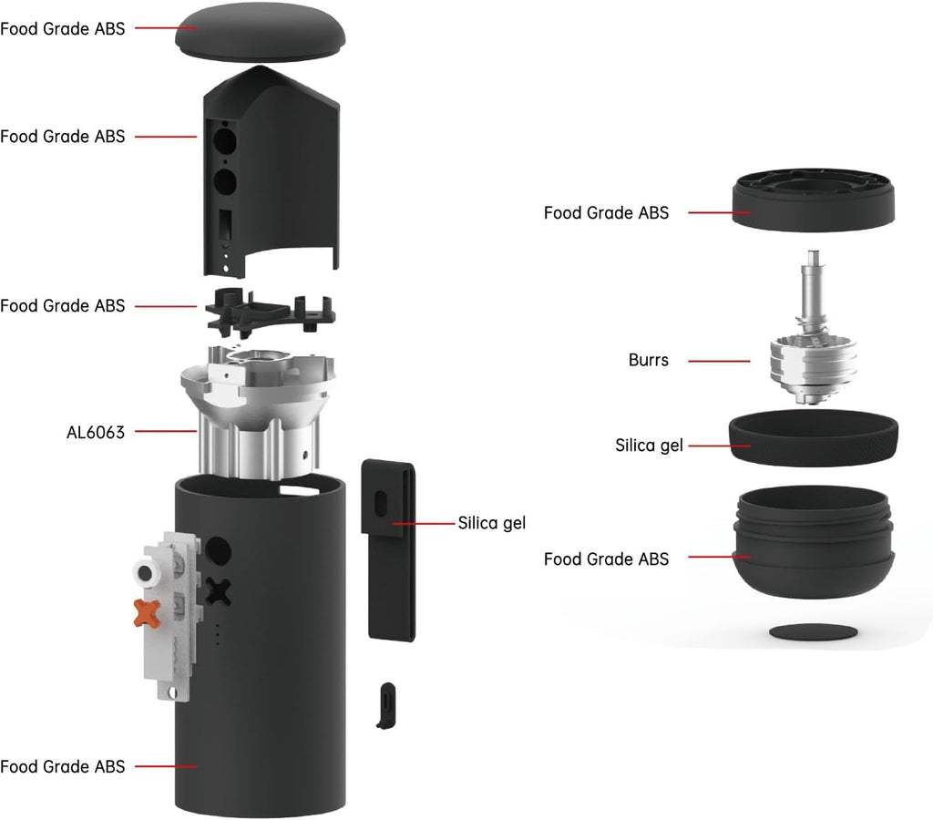 Portable Electric Conical Burr Coffee Grinder G989825