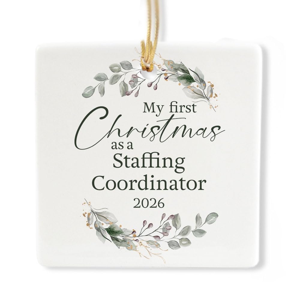 Ceramic 3-inch Square Ornament D946183
