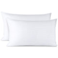 King Size Set of 2 Down Alternative Cotton Bed Pillows B12668