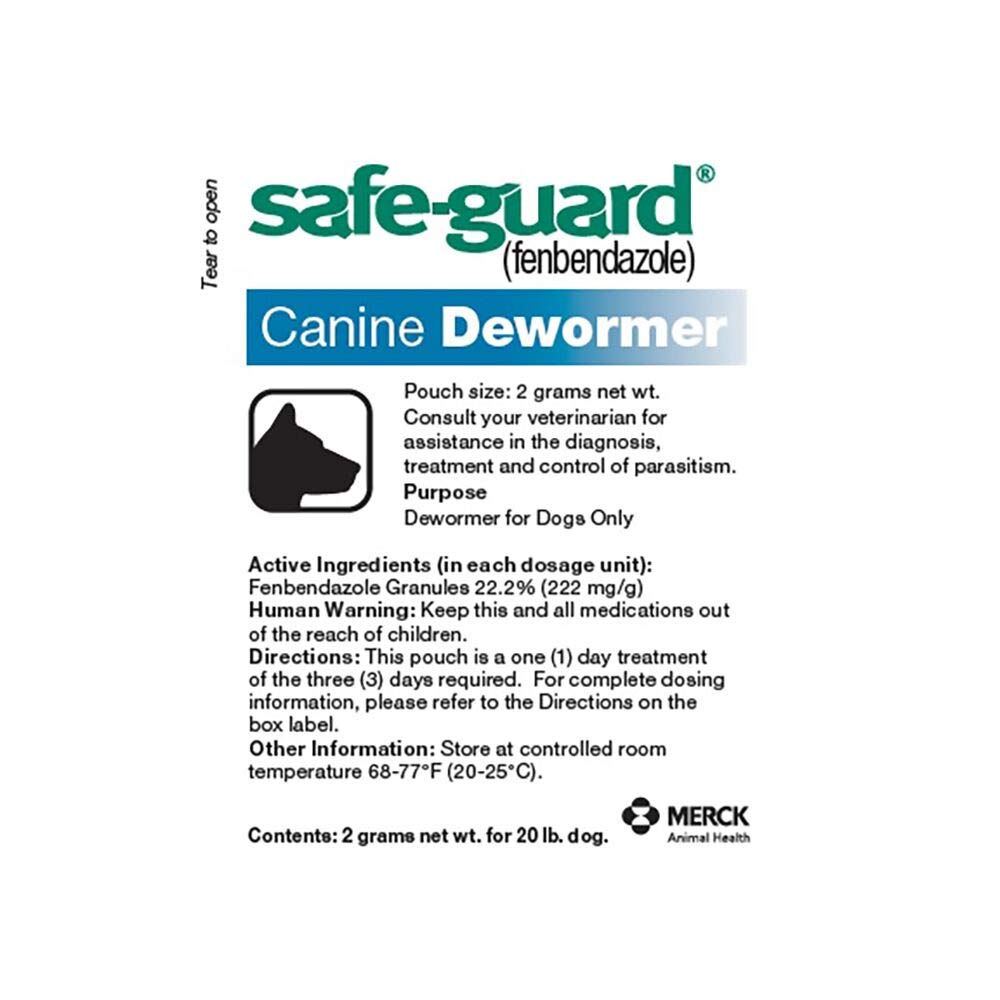 Canine Dewormer 2gm Pouch Pack of 3 D750
