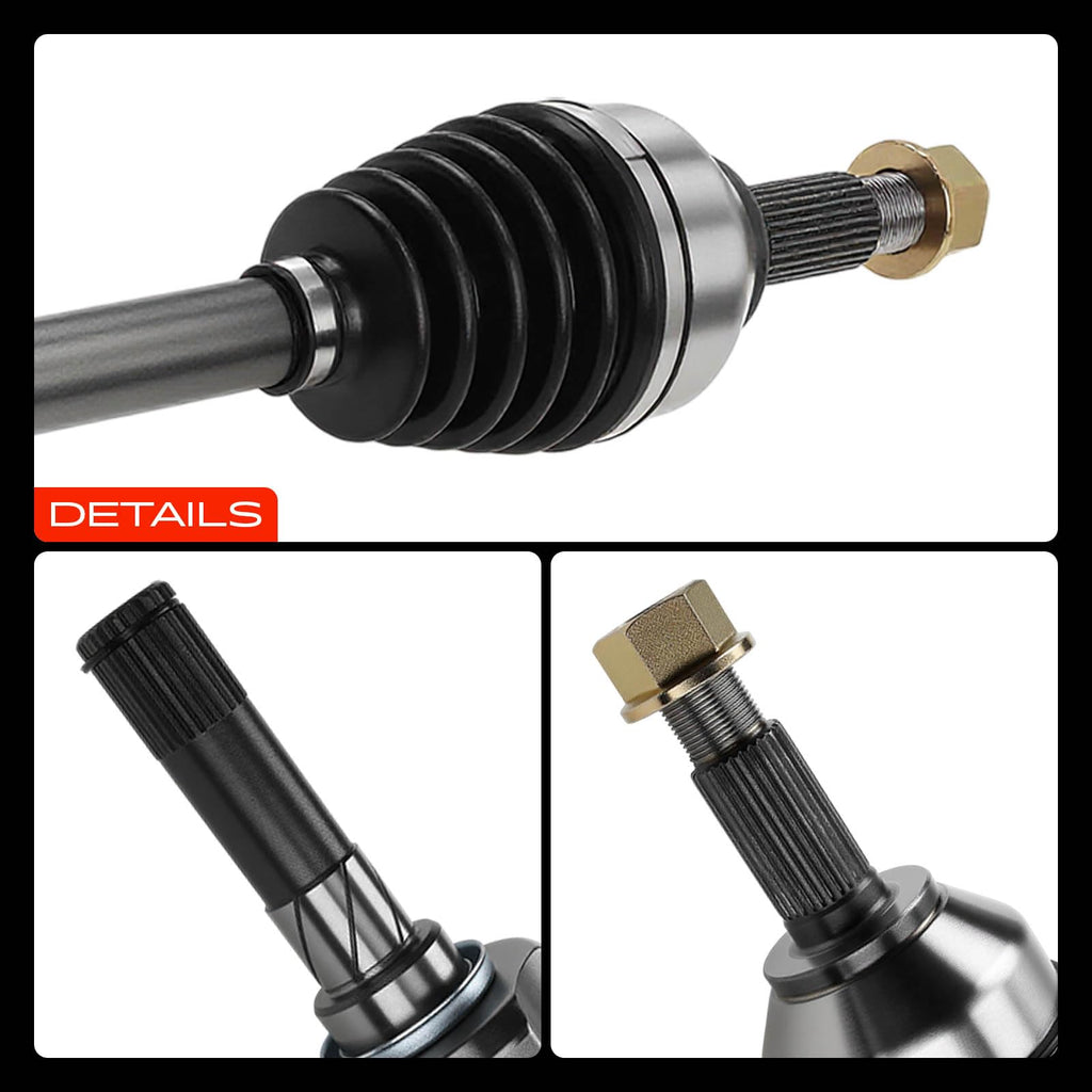 Set of 2 Front CV Axle Shaft Assembly F782
