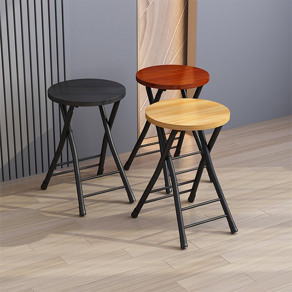 18 Inch Backless Folding Bar Stool with Footrest Q383
