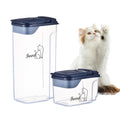 2 Pcs Airtight Pet Food Containers with Pour Spout X295