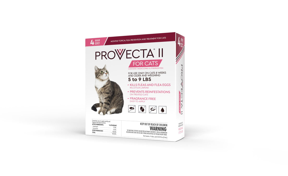 Flea Treatment for Small Cats 5-9 lbs, 4-Month Supply F90364