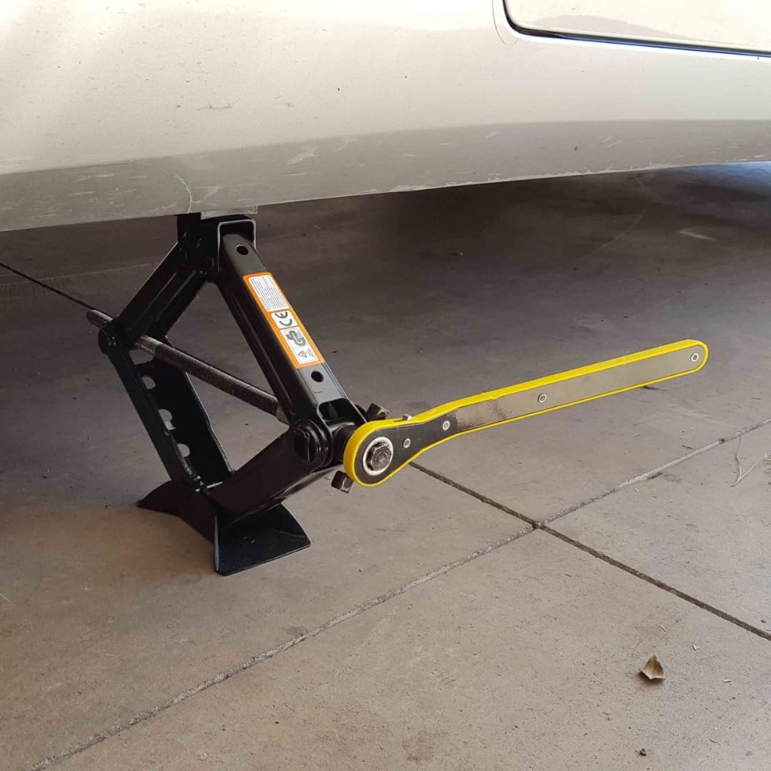 Spare Tire Changing Kit with Scissor Jack and Cross-Wrench I828