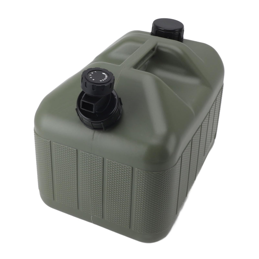 Portable 10L Green Water Storage Jug with Faucet M577