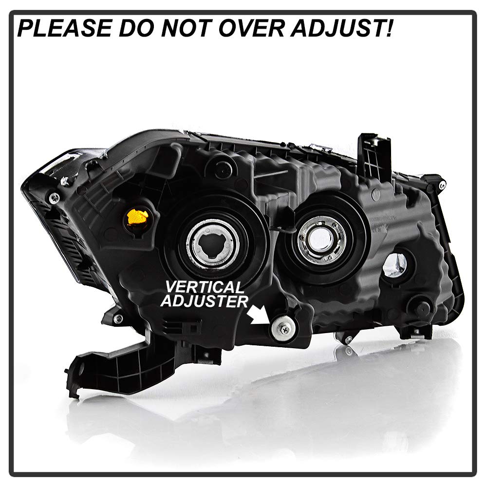 Black Housing Headlights Headlamps H344239