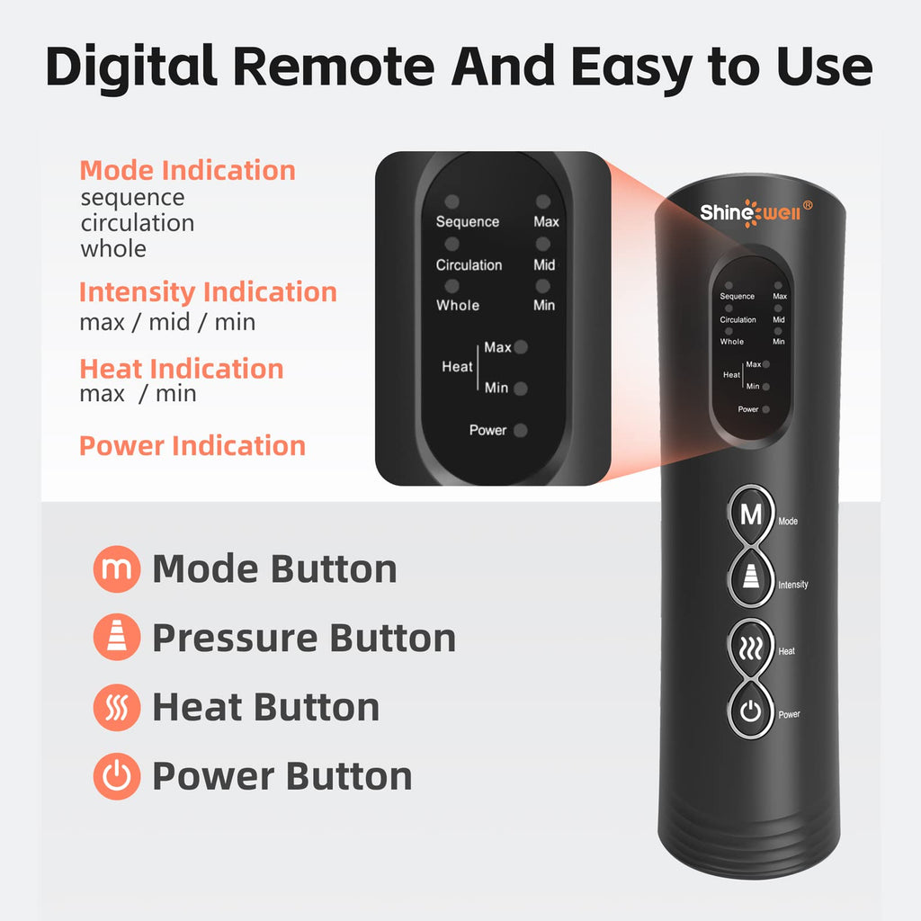 Air Compression Leg Massager with Heat O89085