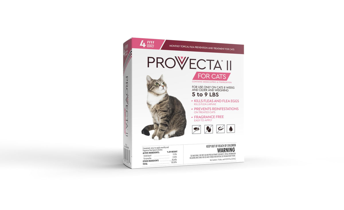 Flea Treatment for Small Cats 5-9 lbs, 4-Month Supply F90364