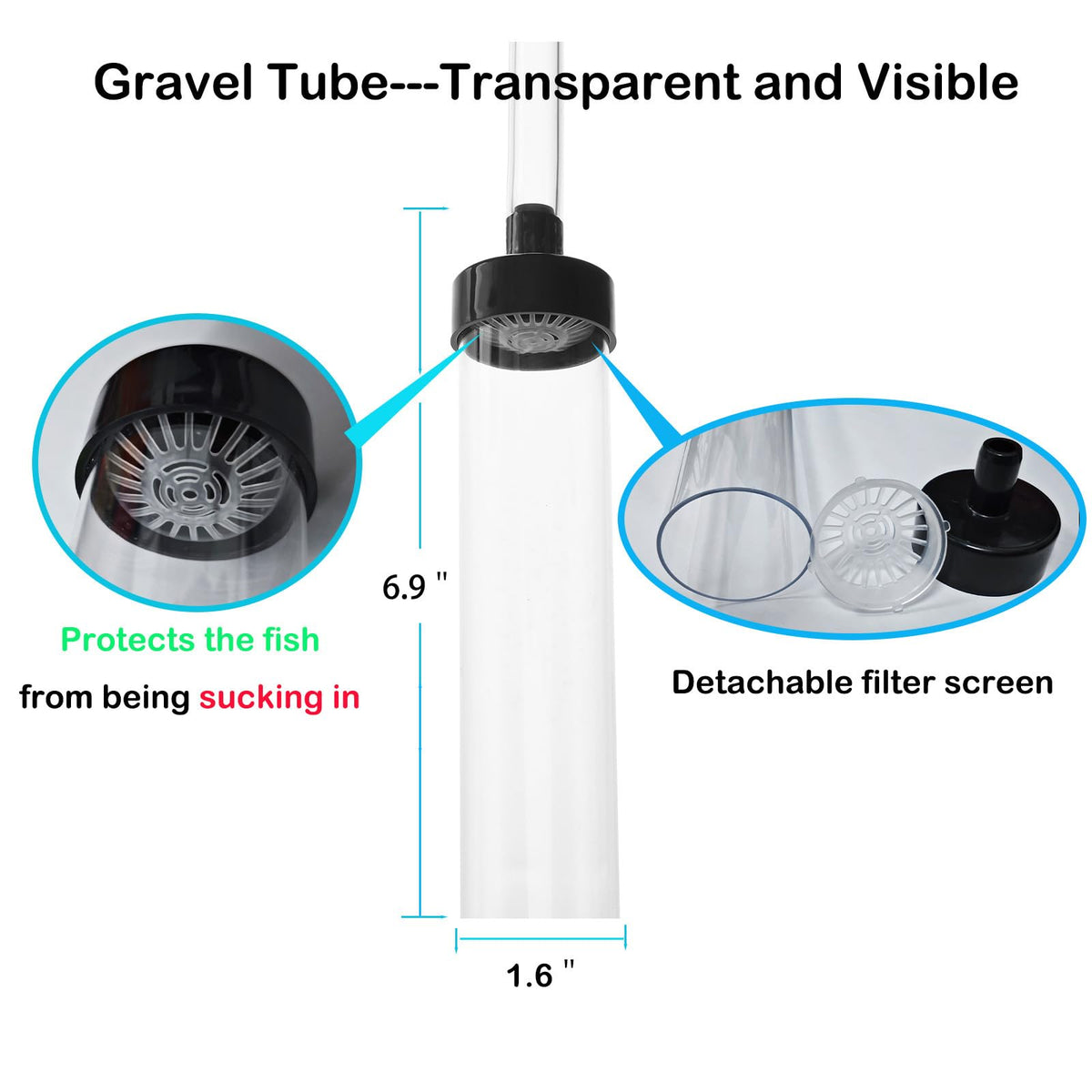Aquarium Siphon Cleaner Fish Tank Water Changer Kit Q328
