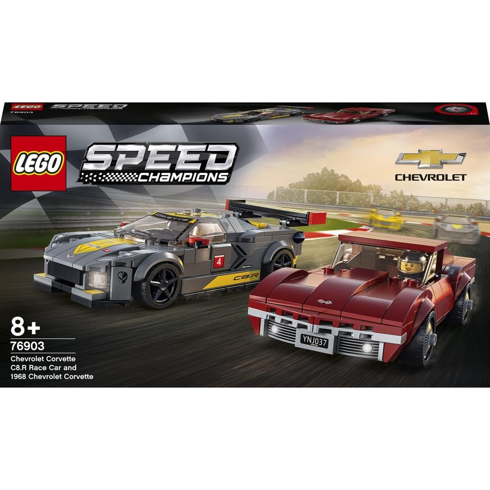 Chevrolet Corvette C8.R Race Car and 1969 CC Building Kit Y742311