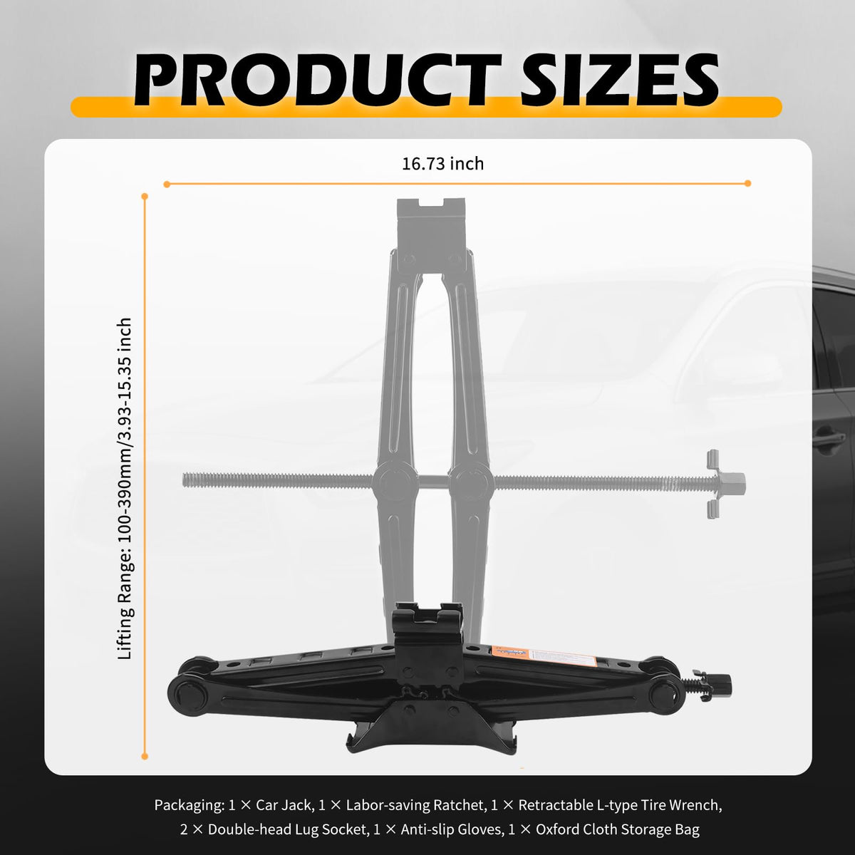 2 Ton Scissor Jacks Set T243