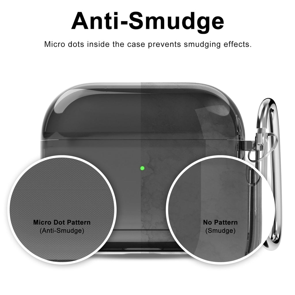 Clear Hard Plastic Airpods 3 Case with Keychain V61653