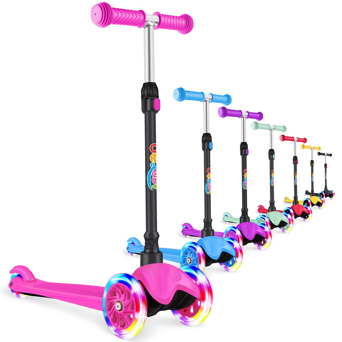 3 Wheel Kids Scooter with Light up Wheels K69224