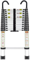 12.5 FT Aluminum Telescoping Ladder X726322