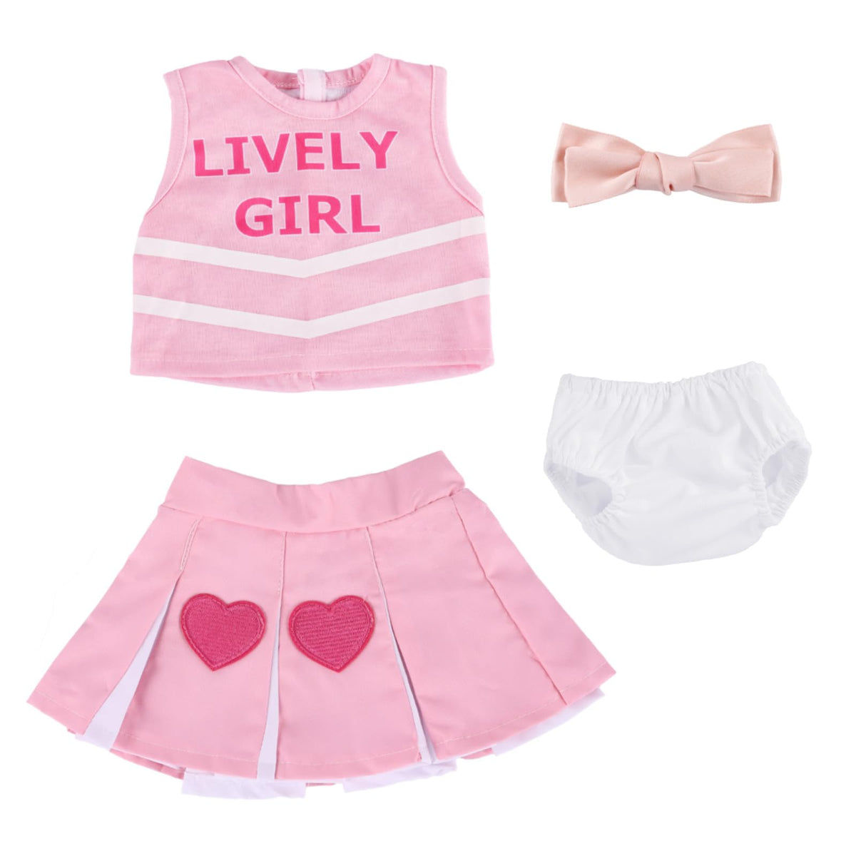 4 Pcs Reborn Baby Doll Clothes Set W855