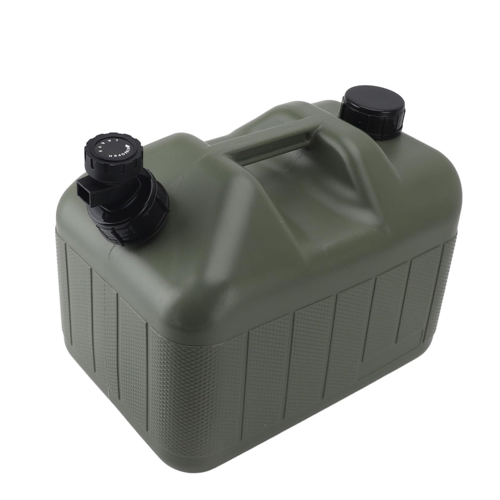 Portable 10L Green Water Storage Jug with Faucet M577