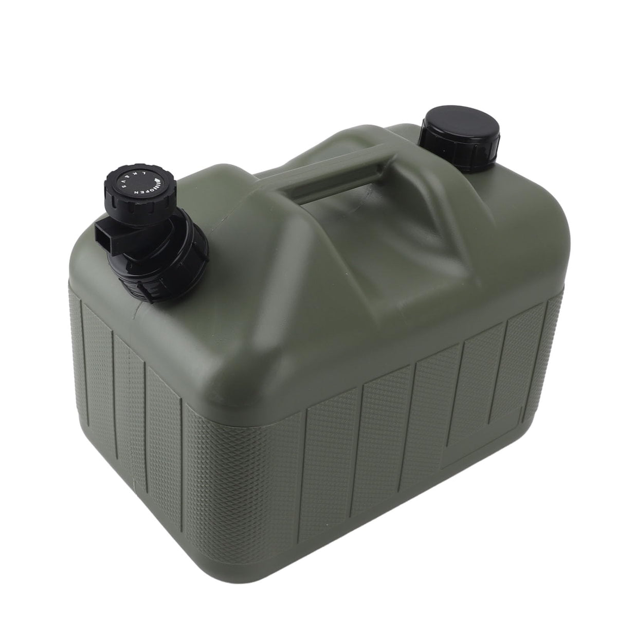 Portable 10L Green Water Storage Jug with Faucet M577