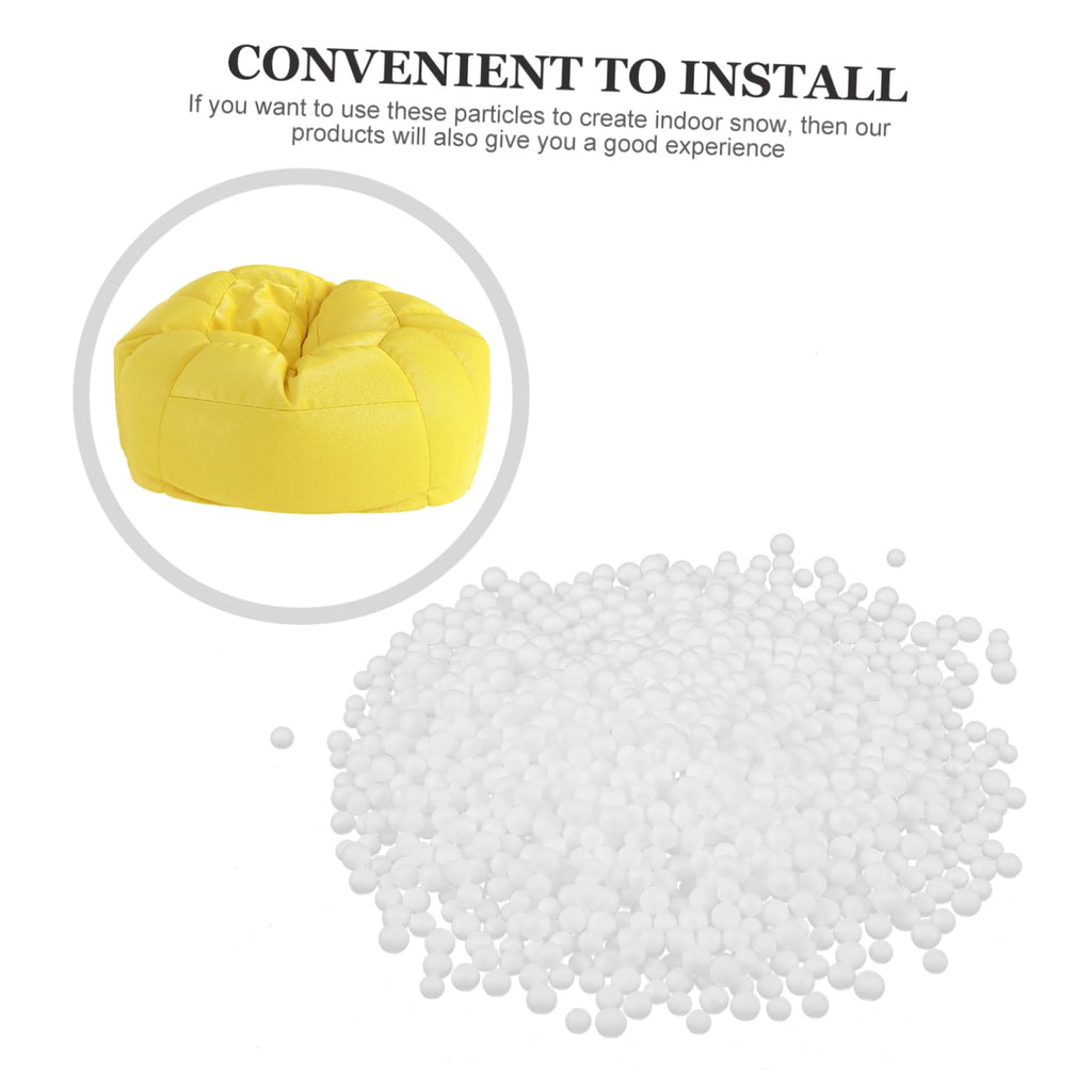 White Foam Bean Bag Filler 200g U4878
