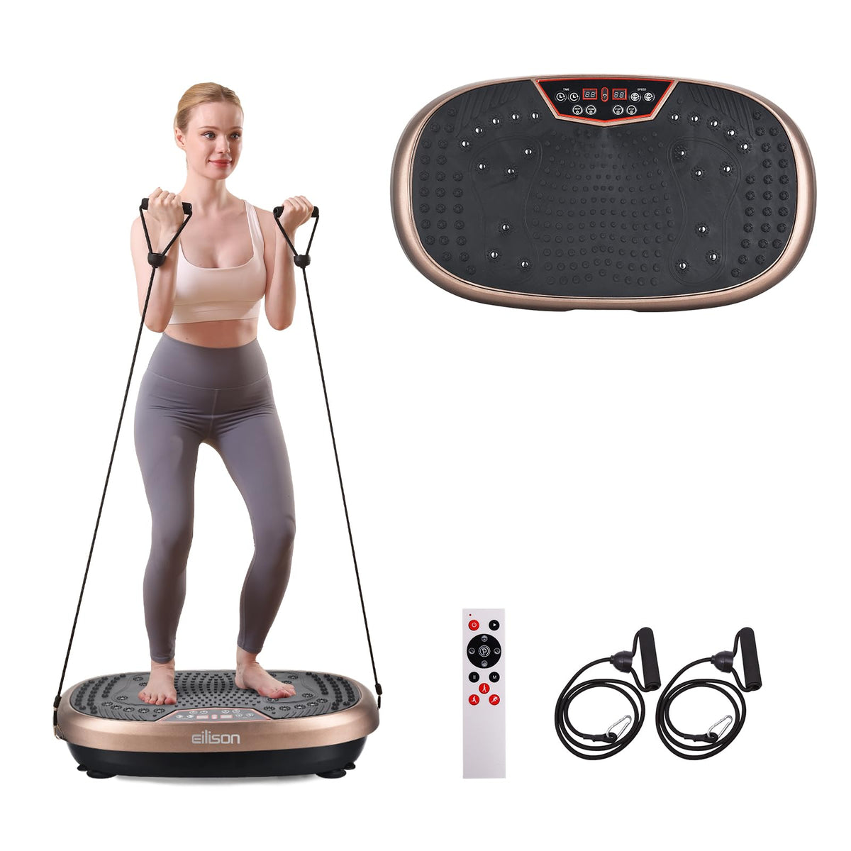 Vibration Plate Exercise Machine with 120 Speeds K701