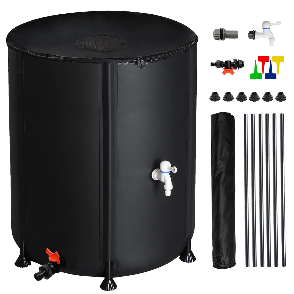 50 Gallon Folding Rain Barrel with Water Filter J284