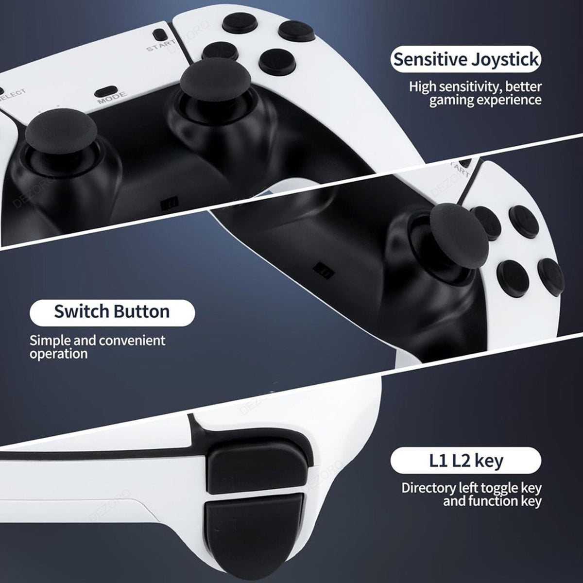 Wireless Retro Game Stick with 20000+ Classic Games, 4K HDMI, Dual 2.4G Controllers, 128GB M56618