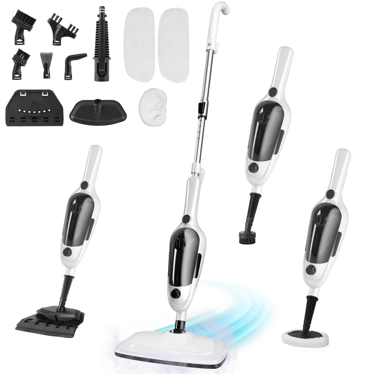 11-in-1 Steam Mop with 15.2 OZ Tank H592