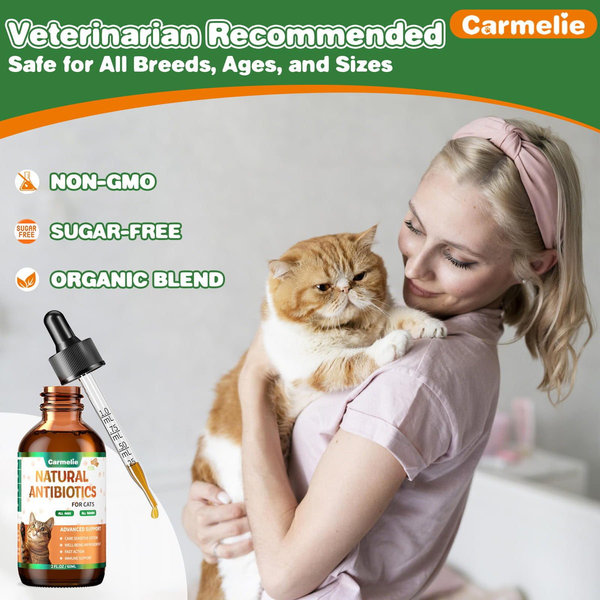 2 fl oz Natural Antibiotics for Cats R396938