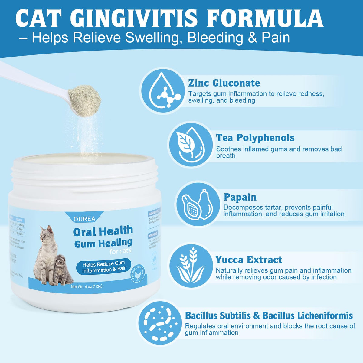 Natural Plant-Based Cat Oral Care I388