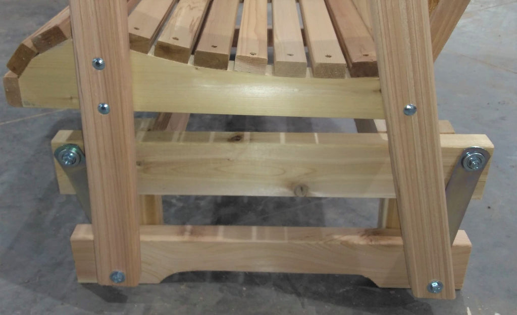 2 Foot Natural Cedar Adirondack-Style Glider X3110