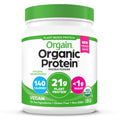 Organic Vegan Protein Powder, Natural Unsweetened, 1.59 lb S724311