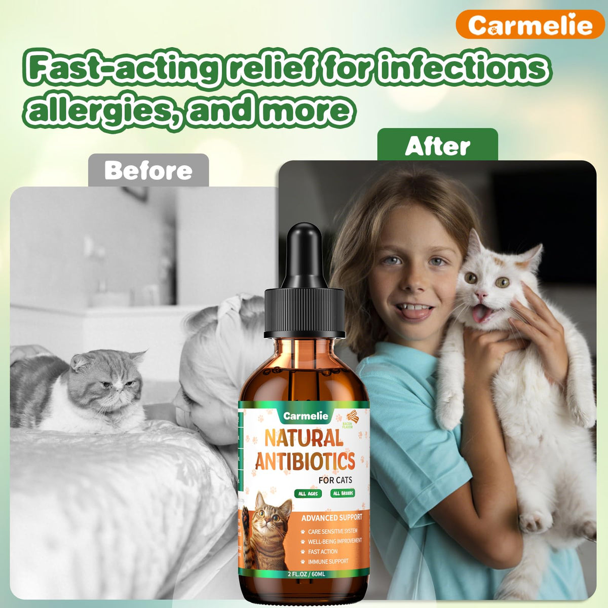 2 fl oz Natural Antibiotics for Cats R396938