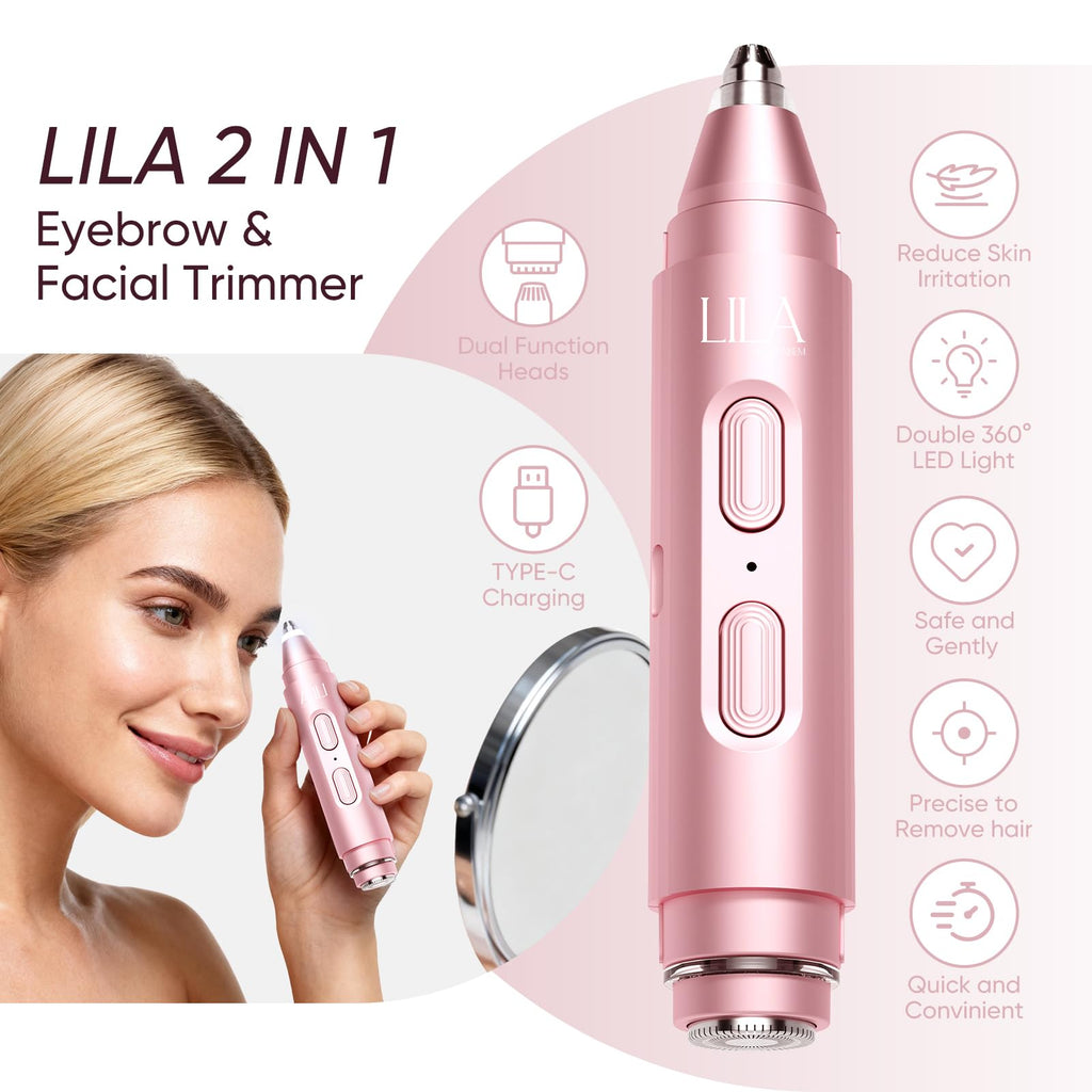 2-in-1 Eyebrow & Nose Hair Trimmer A621