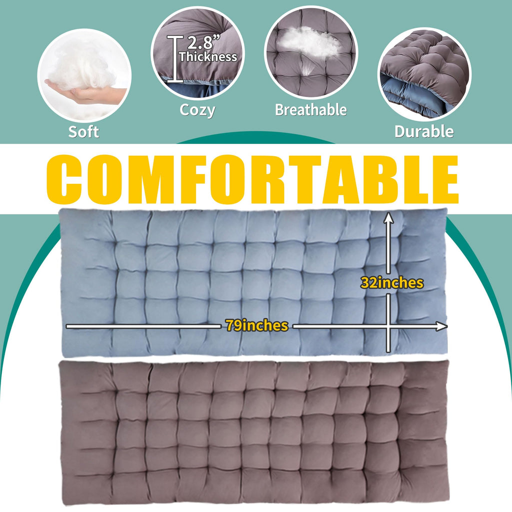 32" XXL Camping Cot with Mattress T91508