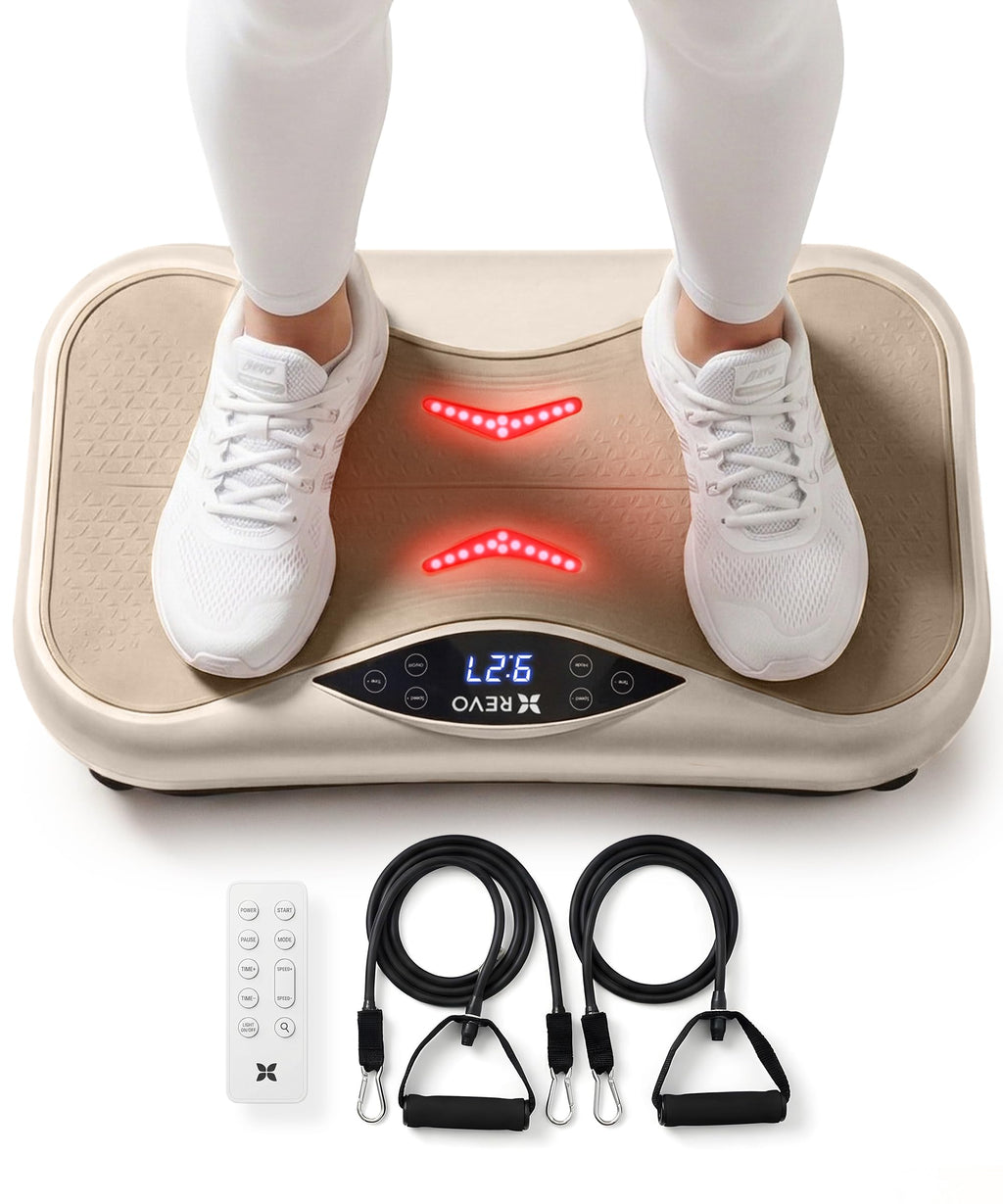 Vibration Plate with Resistance Bands and Remote M973