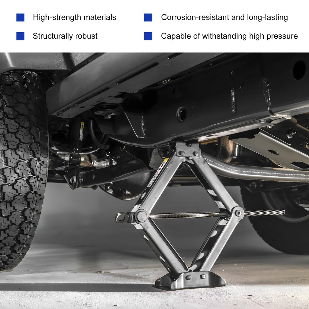 2 Ton Portable Scissor Jack with Lug Wrench R91938