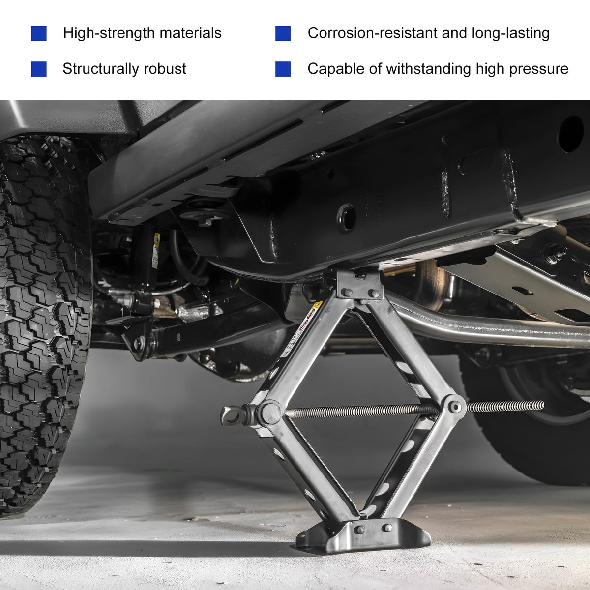 2 Ton Portable Scissor Jack with Lug Wrench R91938