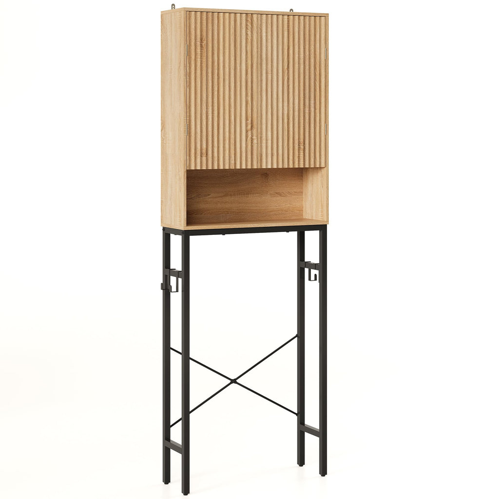 Freestanding Tall Wood Over The Toilet Storage Cabinet F140