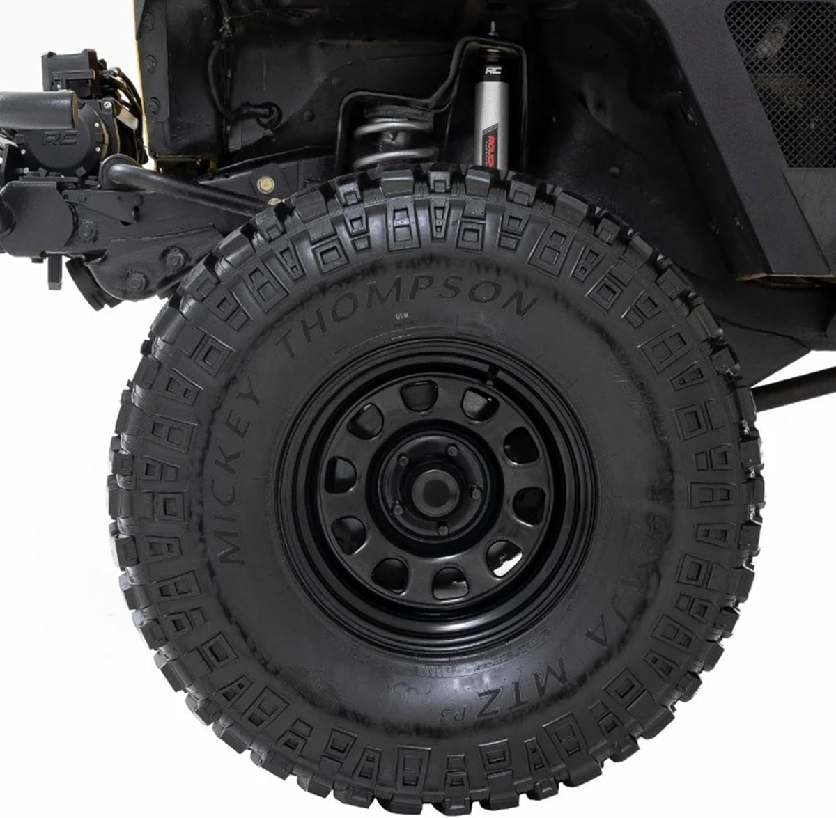 Black Steel 15x8 5x4.5 Bolt Pattern Off-Road Wheel C897