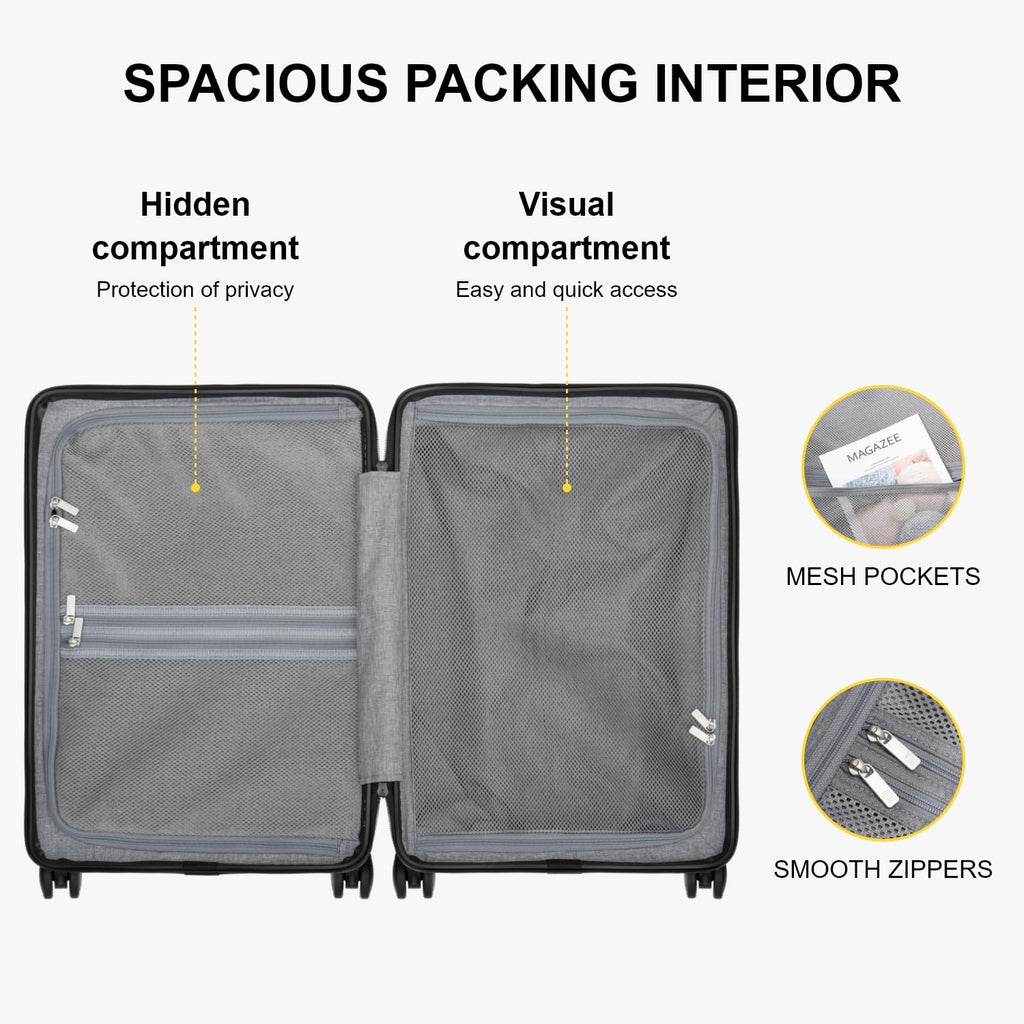 Hard Shell 20 Inch Carry on Luggage Polycarbonate X86917