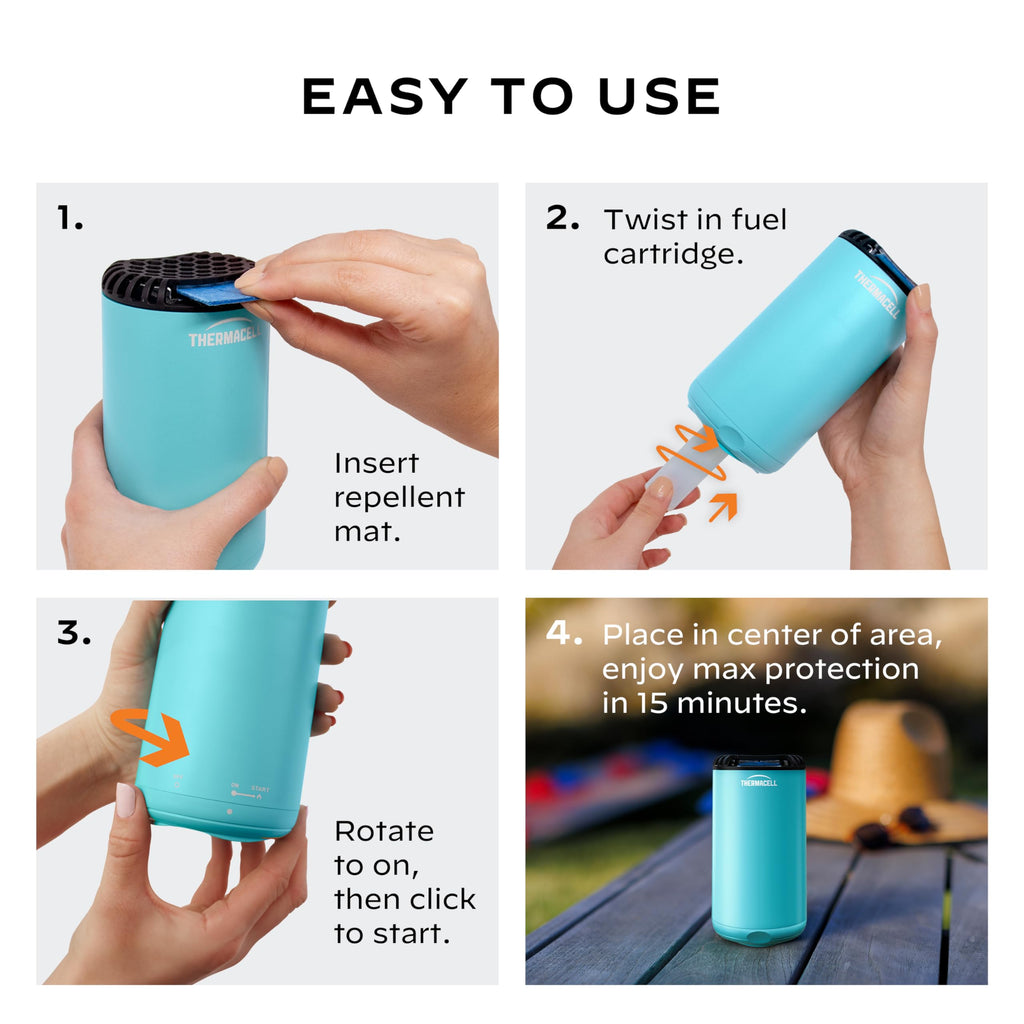 Mosquito Repeller with 24-Hour Refill & 6 Repellent Mats K268735