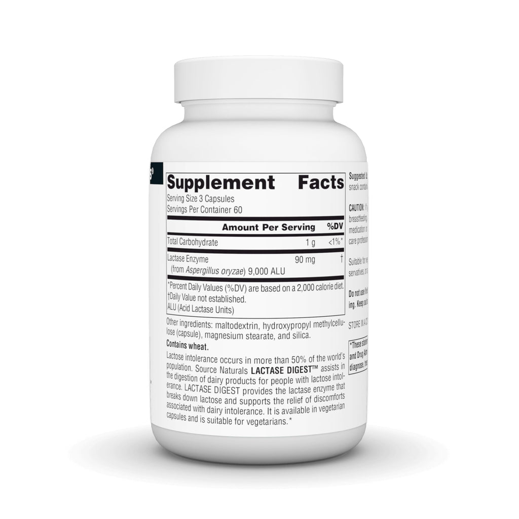 Lactase Digest 180 Vegetarian Capsules K31431
