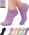 Women's Bamboo Viscose No Show Ankle Socks 7 Pairs R21023