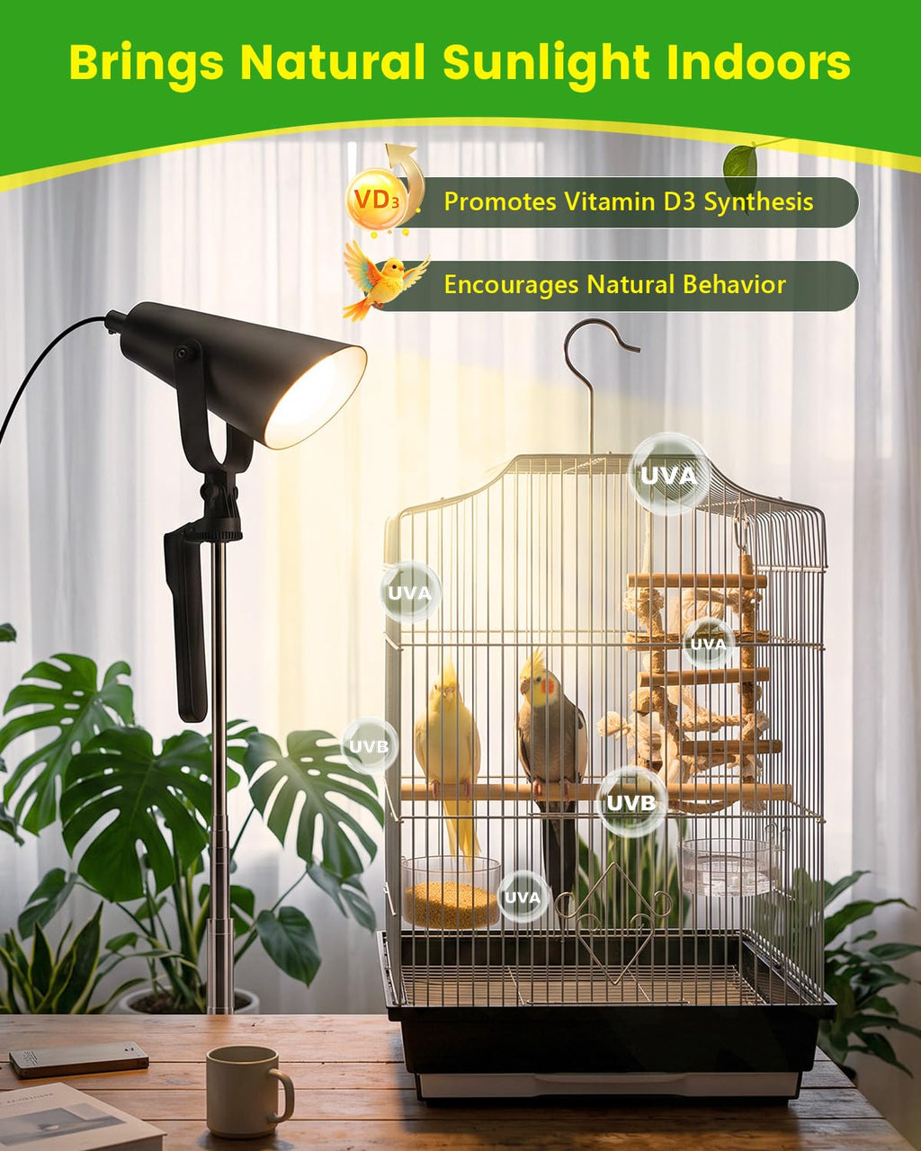Bird Light with Adjustable Tripod Stand Y657162