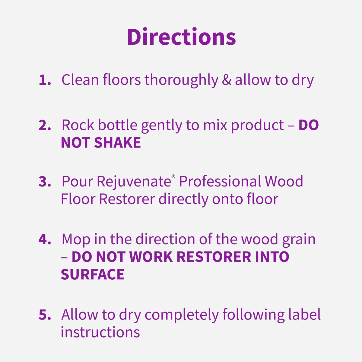 32 Oz Satin Finish Wood Floor Restorer B613343