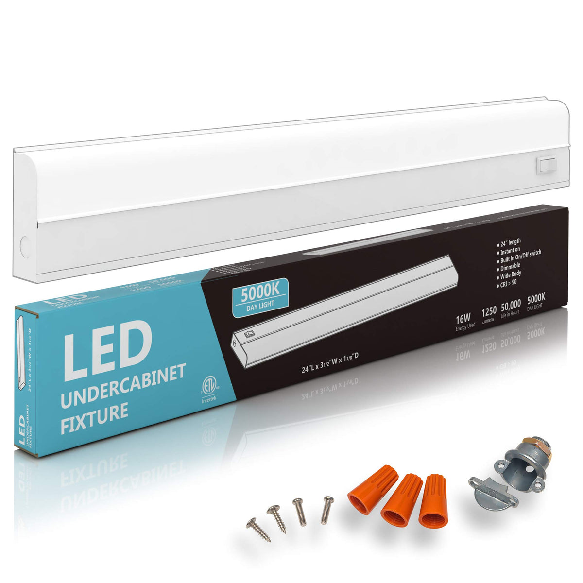 24" Hardwired Under Cabinet Lighting D6078