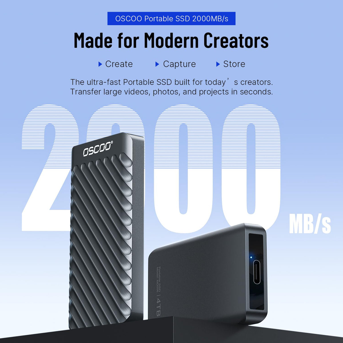1TB USB 3.2 Gen 2 External SSD L315